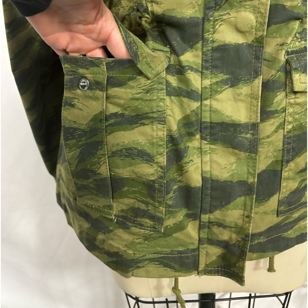 NWT Goodthreads Camo Drawstring Utility Military Jacket Coat Medium - Picture 5 of 12